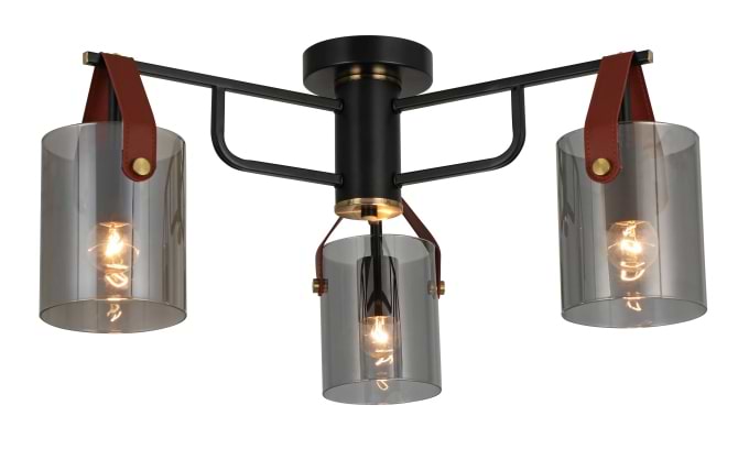 Люстра VALESO G 321036/3 Copper+Matt black